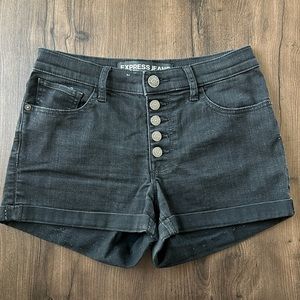 Express Women’s Black Jean Shorts